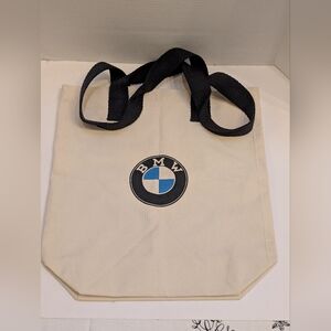 NEW BMW Logo 17" x 16" Canvas Tote Bag